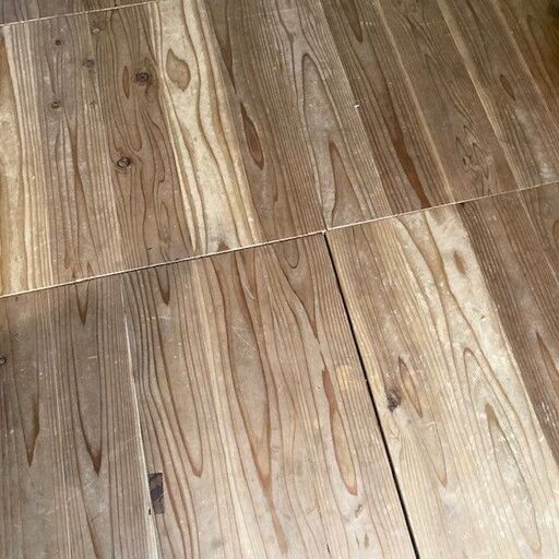 ユカハリタイル(杉) 30枚 ※クッションフロアー（ラフソーン 6畳分)←ご  