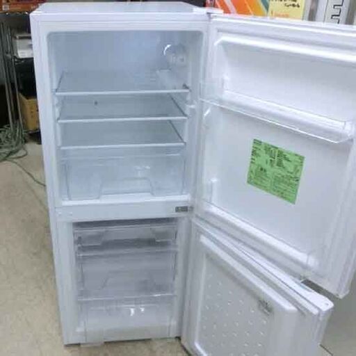 冷蔵庫 142L 2021年製 アイリスオーヤマ IRSD-14A-W 2ドア ホワイト