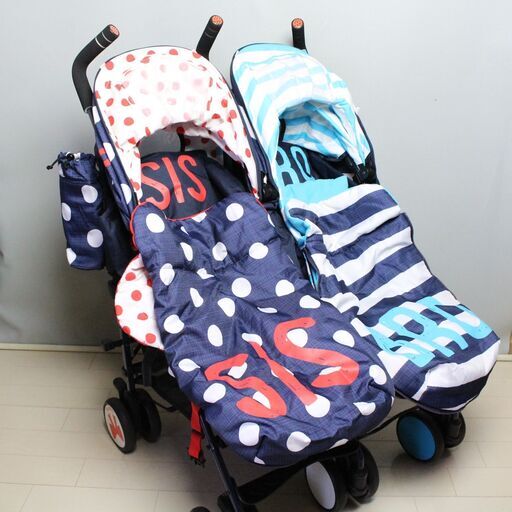 美品 COSATTO コサットツインベビーカー Supa Dupa（スパドゥパ） シス＆ブロ 横型ツイン 二人乗り スピーカー付！