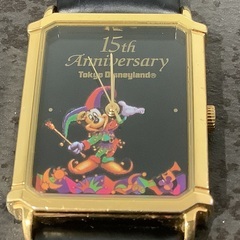 1000円　東京ディズニーランド　15周年記念　腕時計