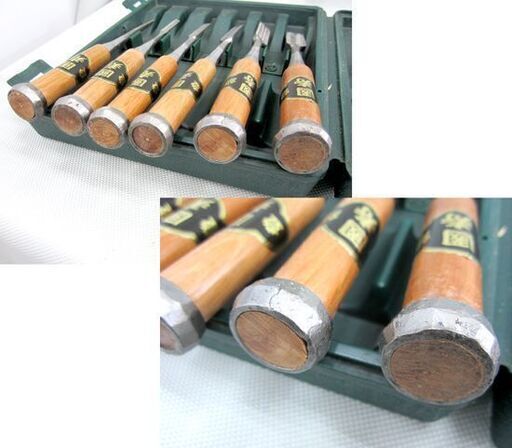 國寿 エスアイ興産 のみ ノミ 叩き鑿 10本セット 鑿セット 追入れ/向 國寿 エスアイ興産 のみ ノミ 叩き鑿 10本セット 鑿セット 追入れ/向