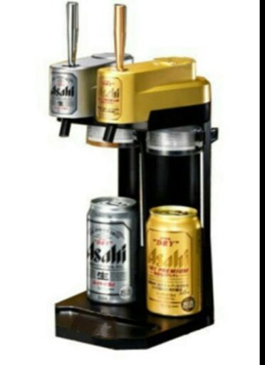 アサヒスーパードライ　Wコック缶　ビールサーバー