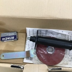 未使用品△サンコーミタチ 　電気ディスクグラインダ100mm 　品番：MG100AL2