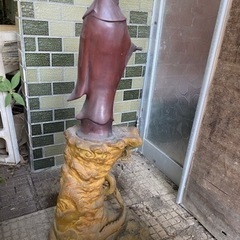 龍頭観音像　骨董品
