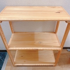 【取引中】 木製シェルフ 棚  シェルフ