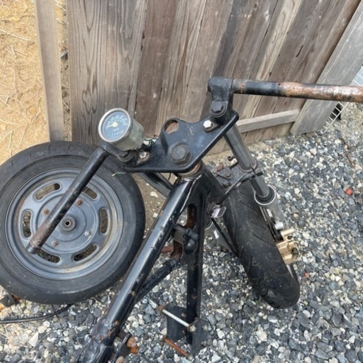 中華エイプ100部品取り車 ジャンクお話中