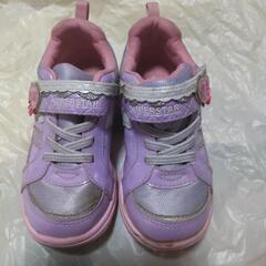 スーパースター　18センチ　女のコ　薄紫　靴