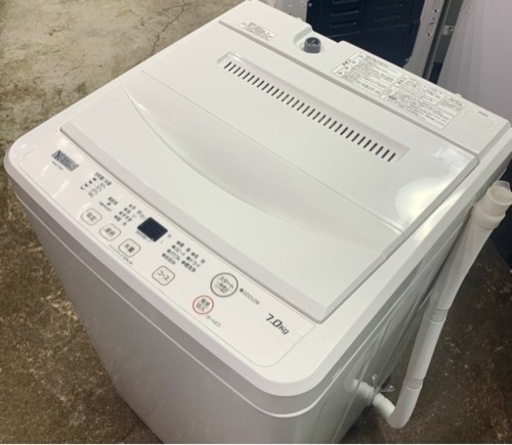 札幌市内配送無料 美品 21年製 YAMADA SELECT ヤマダ電機 7kg 洗濯機 YWM-T70H1