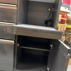 R085 高級近藤産業 キッチンボード、食器棚、幅100cm 美品