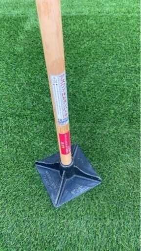 【美品】サンカ タンパー木柄 200mm×200mm 4kg