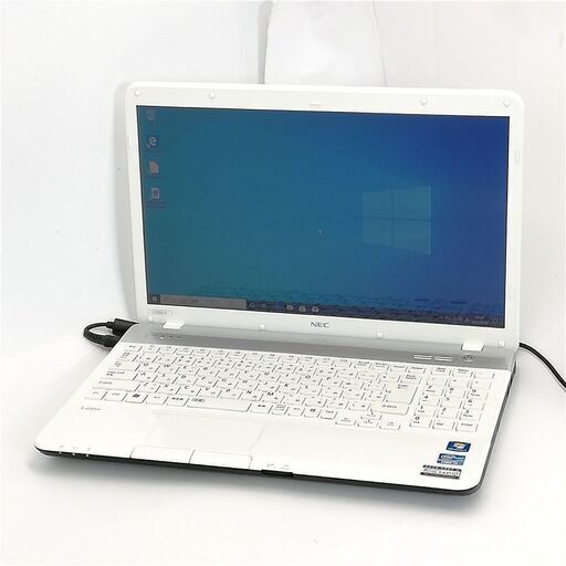 保証付 即使用可 Wi-Fi有 15.6型 ノートパソコン NEC PC-LS350FS2SW 中古良品 第2世代 Core i3 4GB DVDマルチ 無線 Windows10 Office