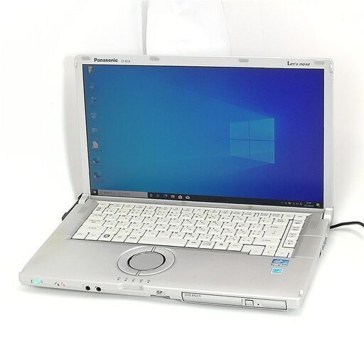 保証付 日本製 Wi-Fi有 ノートパソコン Panasonic CF-B10AWCYS 中古良品 第2世代 Core i5 8GB DVDRW 無線 Windows10 Office 即使用可