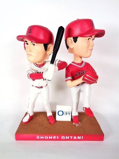 限定866体】大谷翔平 ダブルボブルヘッド／ミニチュア付・ダブルズ・未
