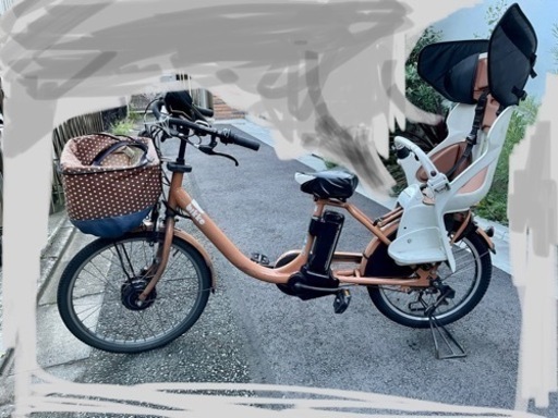 2019年購入　ビッケ　子ども乗せ　電動自転車