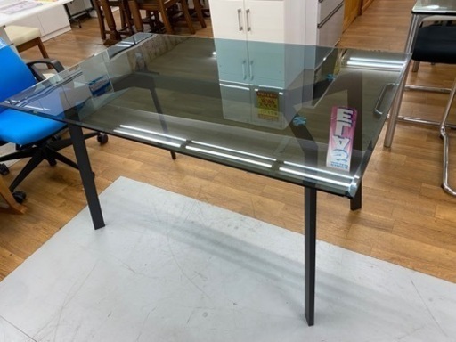 R212 トップガラスダイニングテーブル のみ 幅129cm 美品 www.pa