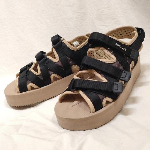 美品✨SUICOKE emmi コラボ 別注　厚底ストラップサンダル　23cm
