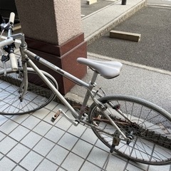 自転車　ロードバイク　白