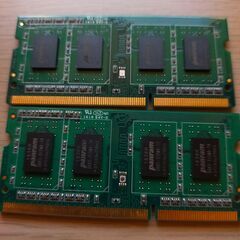 メモリー(DDR3 PC3-12800) 4GBx2、SO-DIMM