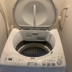 取引中★SHARP タテ型洗濯乾燥機 8KG ES-TX810-...