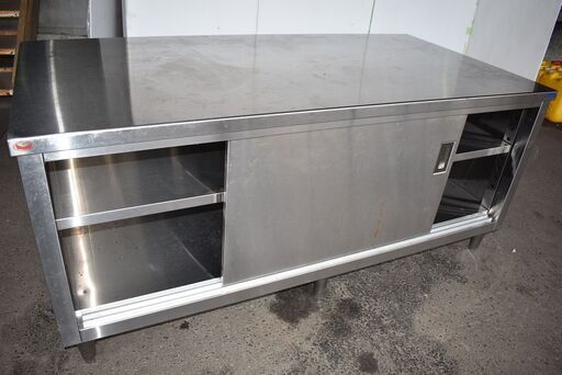 ヤ取終了3/5】≪y371≫マルゼン ステンレス キャビネット作業台 BH