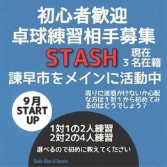 卓球の練習相手募集中【2022/08/31】