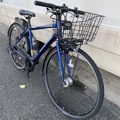 ブリヂストン 定価6.5万円 クロスバイク 27インチ 身長157センチ以上 7段変速