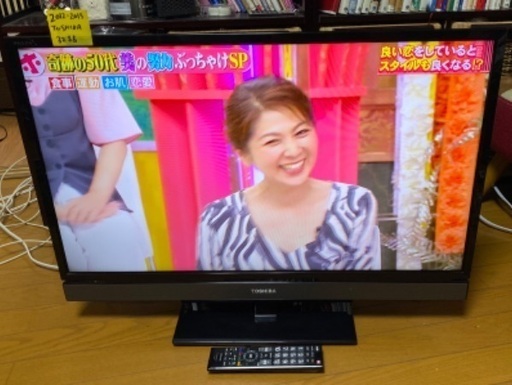 テレビ61 TOSHIBA REGZA 2012ー2013年製 32インチ 大阪市内 配達設置無料 保管場所での引き取りは値引きします