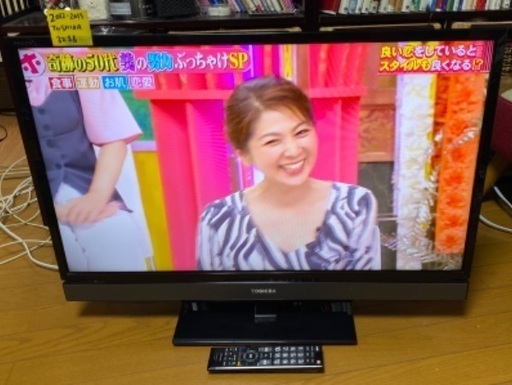 テレビ55 TOSHIBA REGZA 2012年製 32インチ 大阪市内 配達設置無料 保管場所での引き取りは値引きします