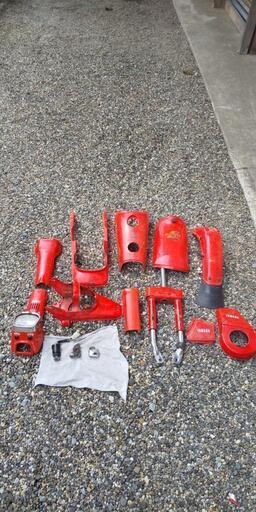 ヤマハパッソルD 純正外装赤 純正キーセット