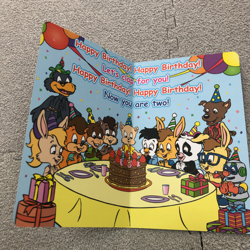 Dwe ディズニー英語2歳バースデーカード3枚セット まるまるまる 久里浜のdvd ブルーレイ アニメーション の中古あげます 譲ります ジモティーで不用品の処分