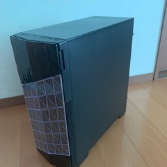 PCケース ミドルタワー ブラック クリア AZZA