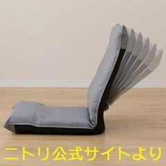 ニトリの座椅子　コンパクト収納座椅子(Nライン)