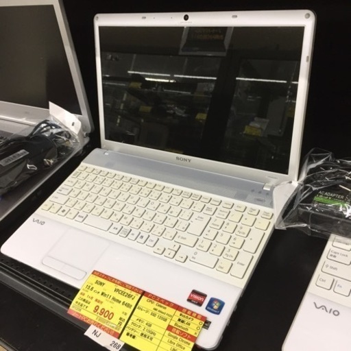 【店舗引き取りのみ】動作確認、清掃済み‼️ SONY ソニー VPCEE26FJ 15.6インチ WIN11 HOME 64BIT -年製 NJ268