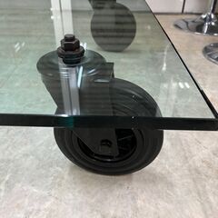 コムデギャルソンシャツカーディガンニット S-★Cassina ixc★カッシーナ イクスシー CON RUOTE コン ルオーテ ガラス ローテーブル センターテーブル