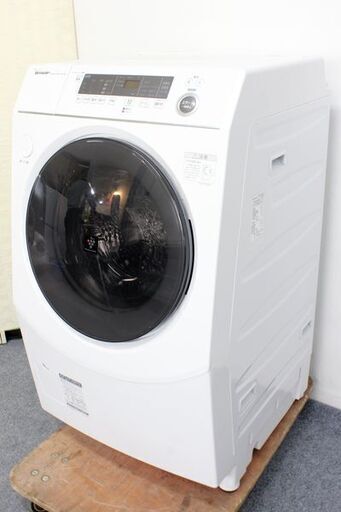 シャープ/SHARP ES-H10F-WR ドラム式洗濯乾燥機 洗濯10kg/乾燥6kg 右開き 除菌機能 ホワイト 2021年製 中古家電 店頭引取歓迎 R6429)