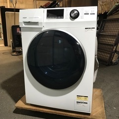 取引場所 南観音 V2209-015 AQUA 8.0kgドラム式電気洗濯機 AQW-FV800E 2020年製