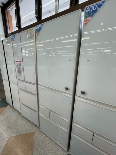 TOSHIBA(東芝)426L冷蔵庫 ✨定価￥161,700✨ GR-H43GXVL 2015年 クタッチオープン搭載!!  クリアシェルホワイト