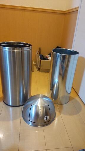 新品 ダストボックス ゴミ箱 25L ダルトン ステンレス インダストリアル DUST BIN SATIN FINISHED 25L/ステンレス ゴミ箱 25L