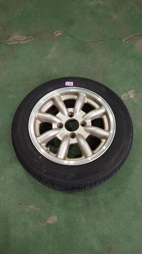 ワタナベ、アルミホイール 5.5jx13インチ.タイヤ4本セット w2