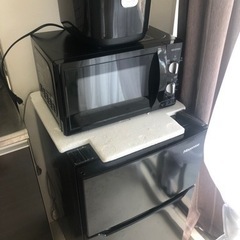 家電セット（冷蔵庫、電子レンジ、炊飯器）9月3日まで
