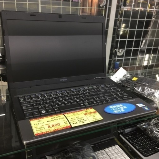 【店舗引き取りのみ】動作確認、清掃済み‼️ NEC NJ3350E 15.6インチ WIN10 PRO 32BIT -年製 NJ281