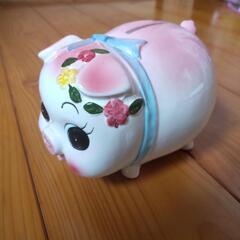 懐かしい豚の貯金箱