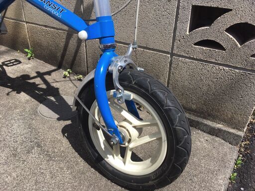 ブリヂストン 折りたたみ自転車 トランジットコンパクト 12.5 インチ 青