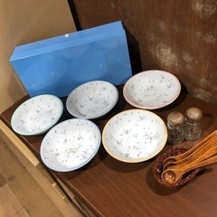 【ネット決済】未使用品　洋皿　調味料　スプーン　セット　箱入り　...