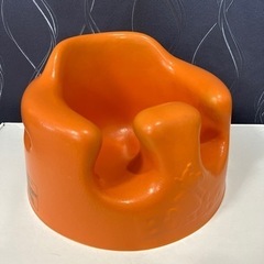 【 美品 】 バンボ BUMBO オレンジ  お食事イス 1人座り