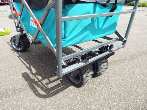 中古品 TMZ 折り畳み式キャリーカート アウトドアワゴン 長さ約90㎝×幅