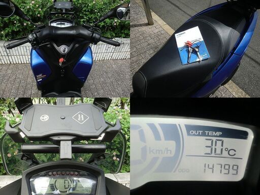 ☆普通免許仕様トリシティ155ABSワイドトレッド GIVIトップケース 1.4