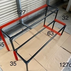 メダカ飼育ラック 96cm（売切予約受付中）127cmタイプ（展示品）