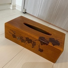 秋田伝統工芸品　ティッシュボックス