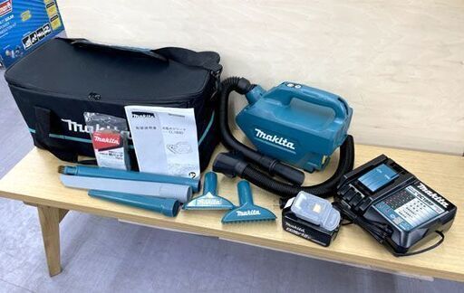 良品 makita 充電式クリーナ 付属品多数 CL184D 18Vバッテリ 充電器